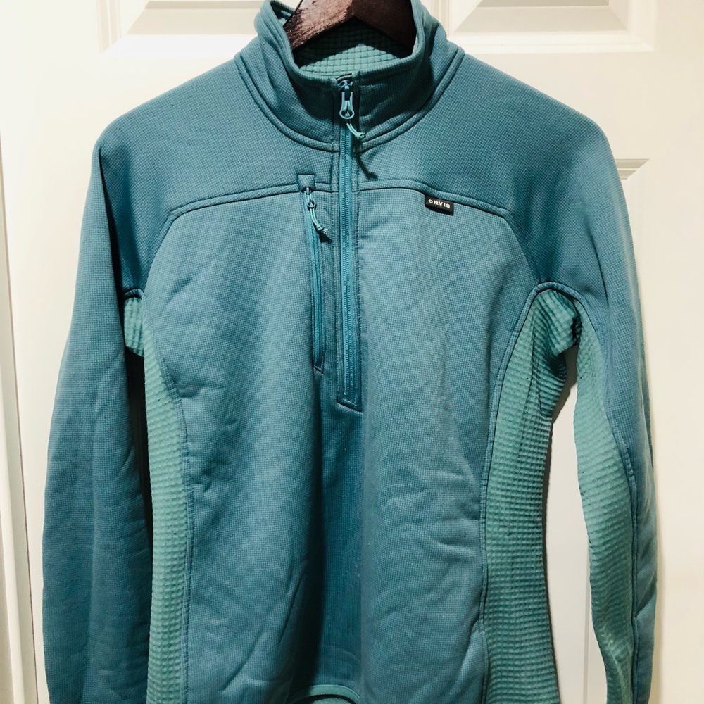 Orvis Women’s Teal Horseshoe Hills Fleece 1/2-Zip